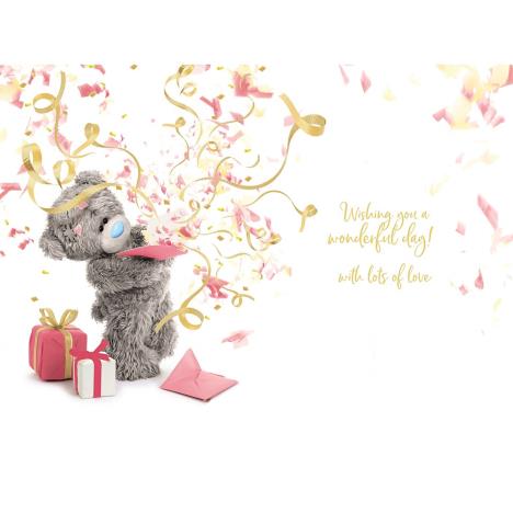 3D Holographic Special Sister Me to You Bear Birthday Card Extra Image 1